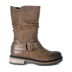 Women's Sudbury Easy On Side Zip Boot Tan