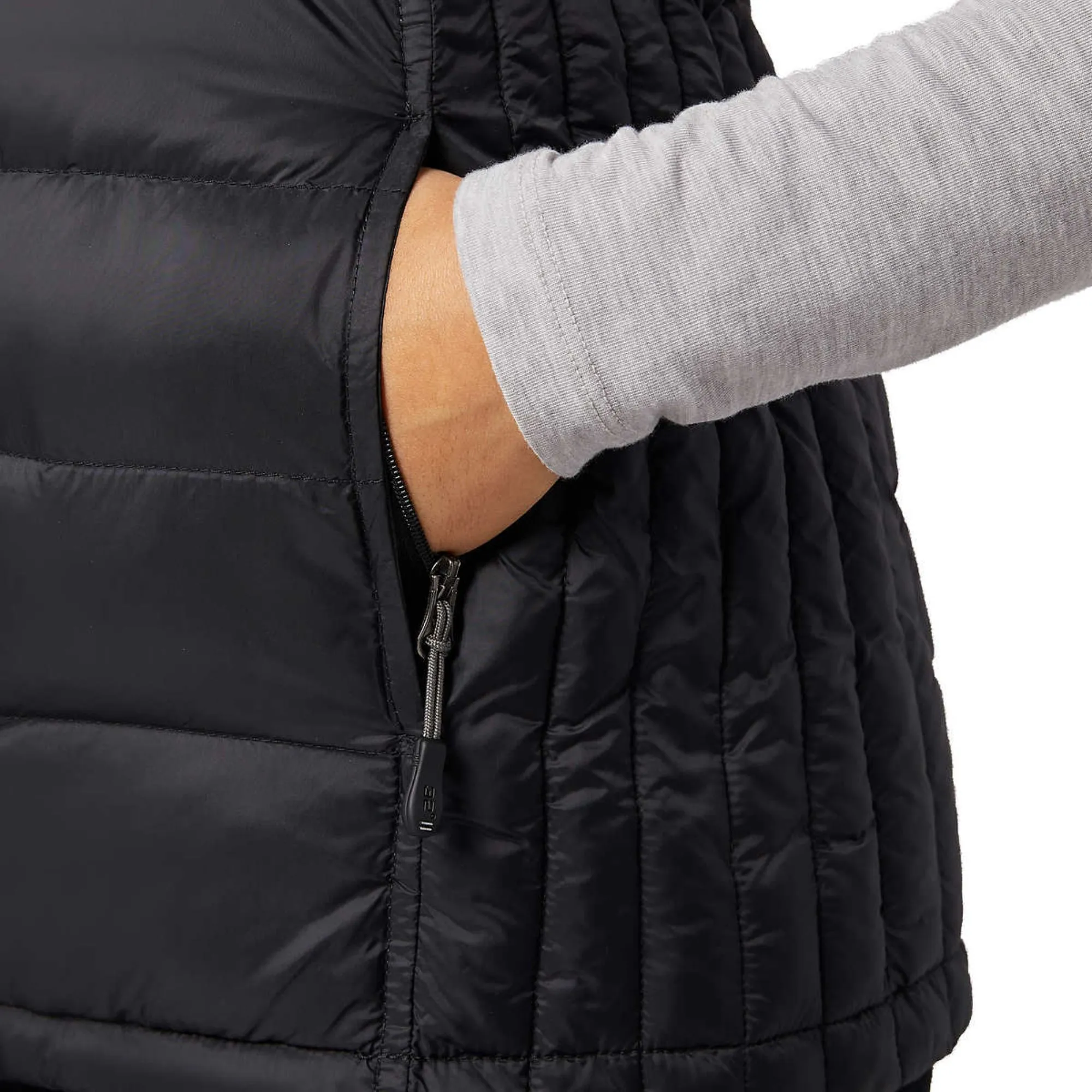 32 Degrees Quilted Stand-up Collar Lightweight Warmth Full Zip Vest