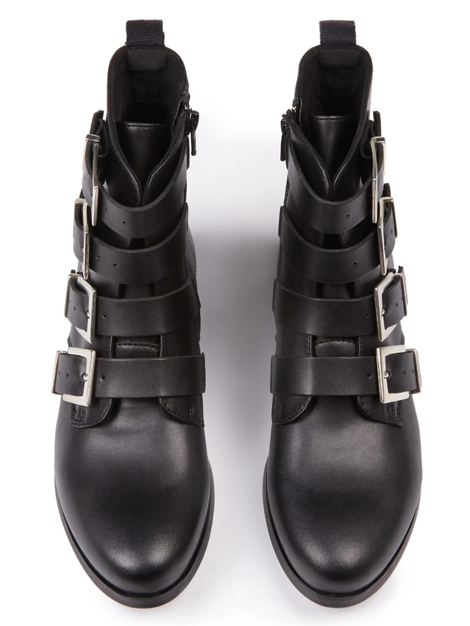 4 Strap Biker Boots