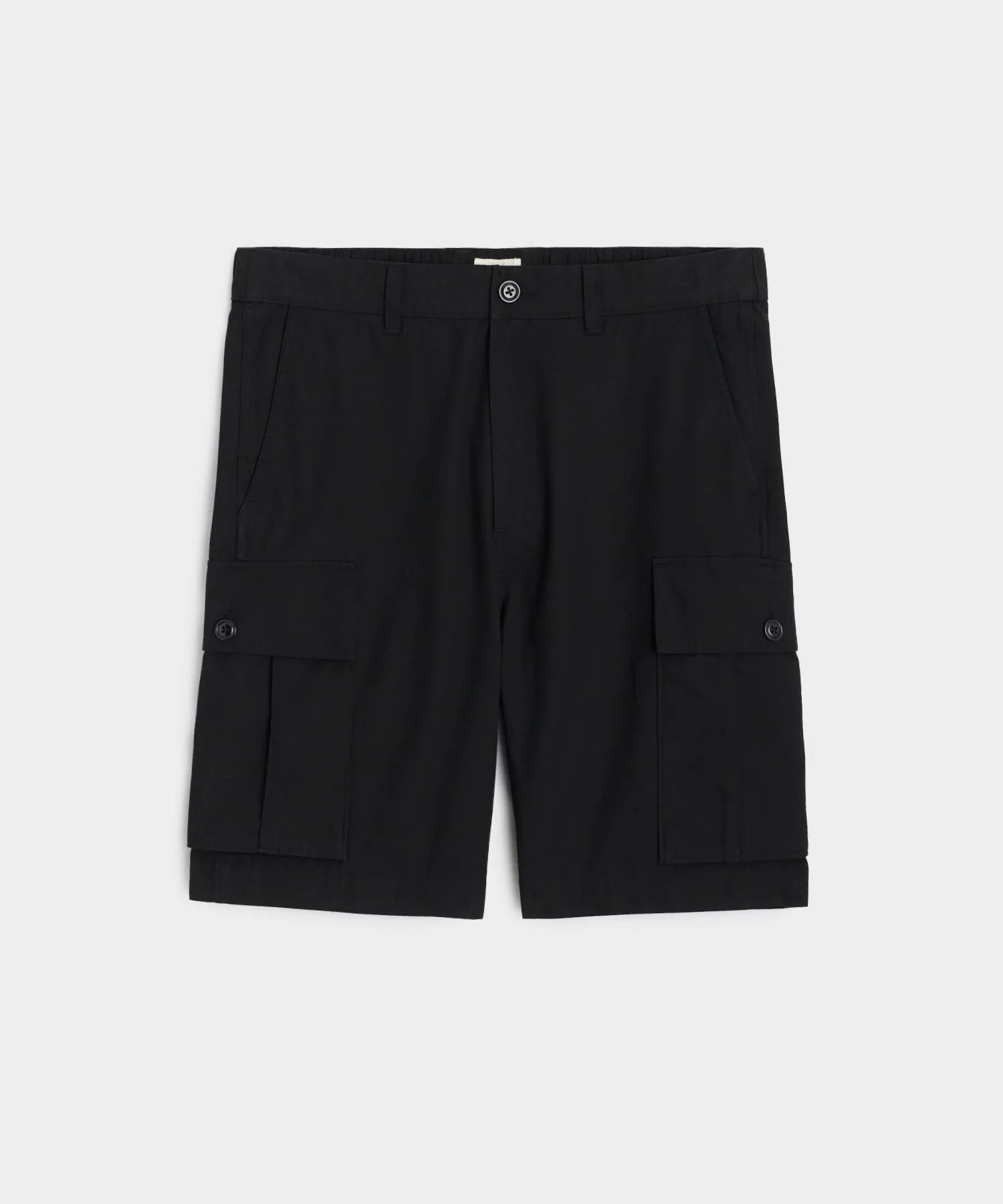 9" Japanese Ripstop Cargo Short in Black