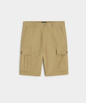 9" Japanese Ripstop Cargo Short in Khaki