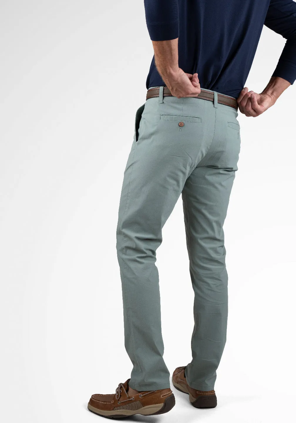 Airotec® Regular Fit Cotton/Nylon Canvas Chino