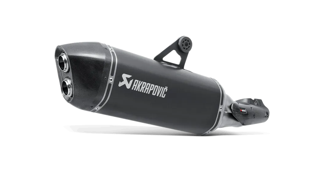 AKRAPOVIC S-B12SO10-HAABL Slip-On Line (Titanium) BMW R 1200 GS 2013-16 (BLACK)