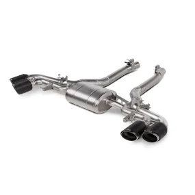 AKRAPOVIC S-BM/T/16H Exhaust System Slip-On Line (Titanium) for BMW X5M (F95) / X6M (F96) 2019-2023