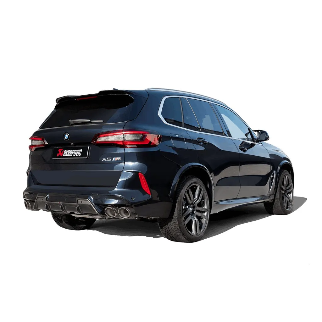 AKRAPOVIC S-BM/T/16H Exhaust System Slip-On Line (Titanium) for BMW X5M (F95) / X6M (F96) 2019-2023