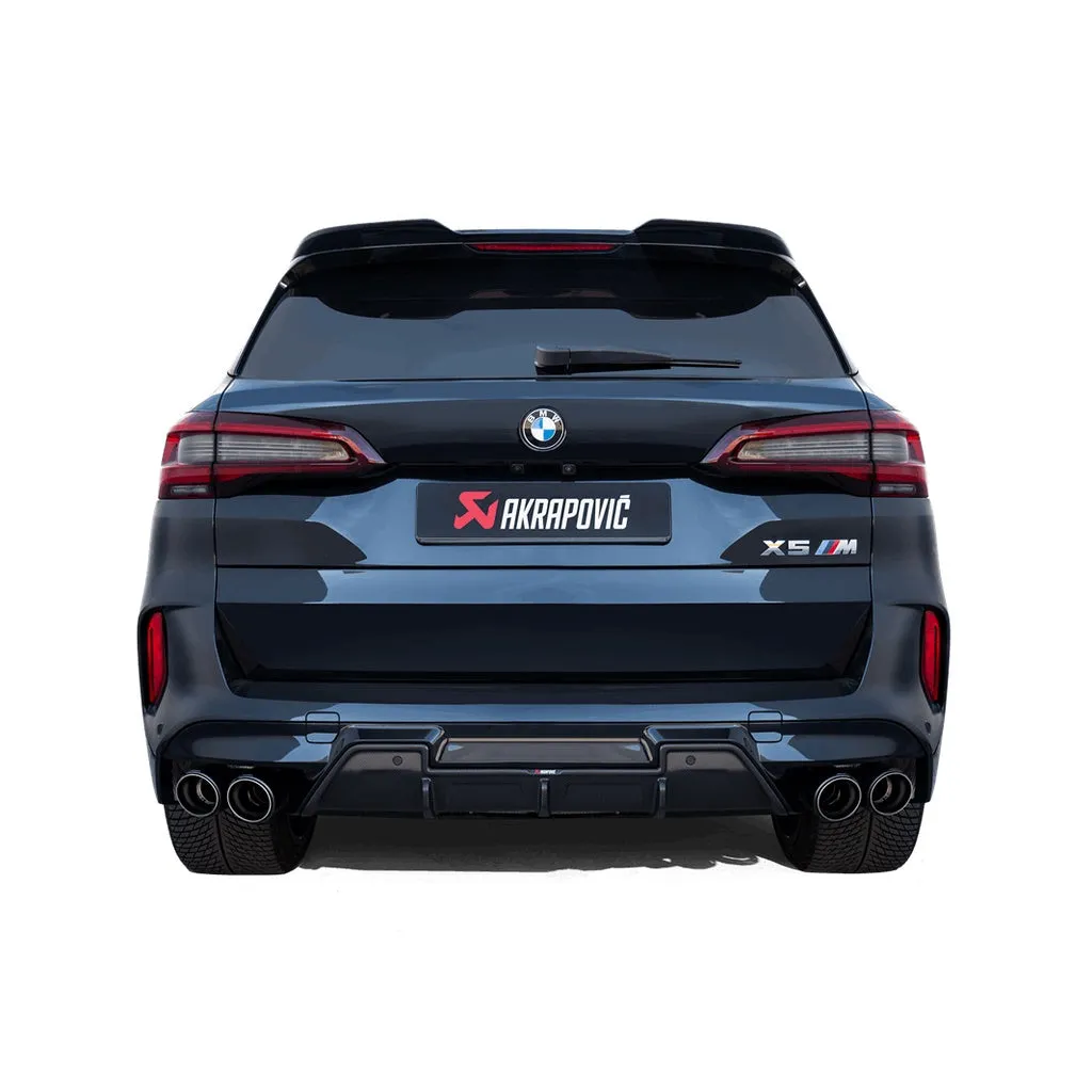 AKRAPOVIC S-BM/T/16H Exhaust System Slip-On Line (Titanium) for BMW X5M (F95) / X6M (F96) 2019-2023