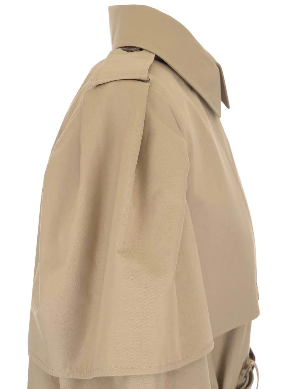 Alexander McQueen Belted Double Breasted Trench Coat