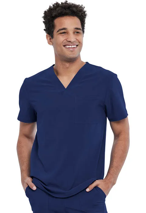 Allura by Cherokee Men's Tuckable V-Neck Scrub Top CKA689