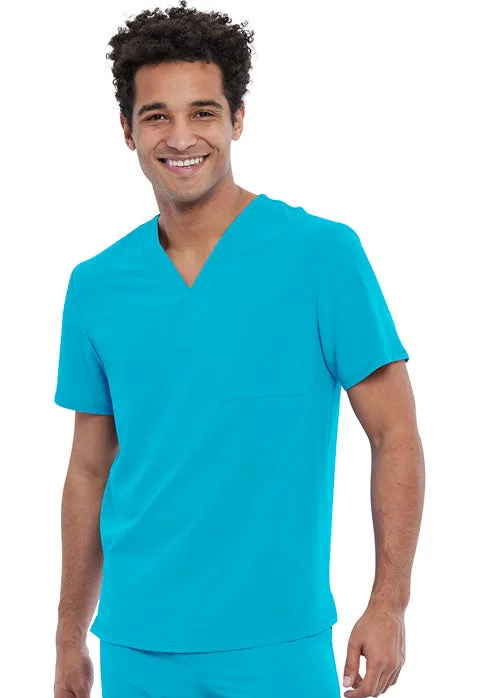 Allura by Cherokee Men's Tuckable V-Neck Scrub Top CKA689