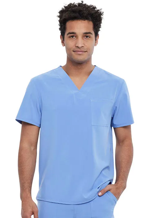 Allura by Cherokee Men's Tuckable V-Neck Scrub Top CKA689