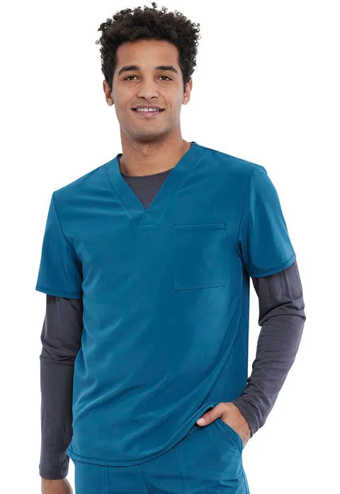 Allura by Cherokee Men's Tuckable V-Neck Scrub Top CKA689