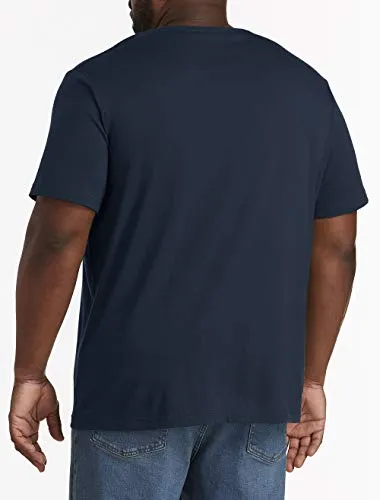 Amazon Brand Goodthreads Men's The Perfect V Neck T-Shirt Washed Navy 4X-Large