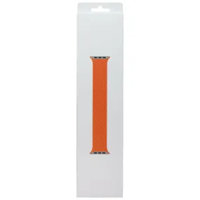 Apple (41mm) Braided Solo Loop Band - Bright Orange / Size 4 (MQXR3ZM/A)