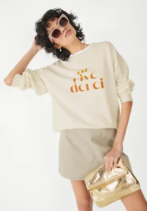 Arrivederci Long Sleeve Logo Sweatshirt