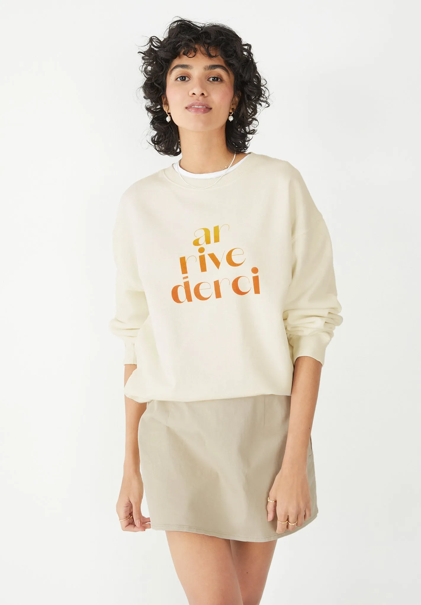 Arrivederci Long Sleeve Logo Sweatshirt