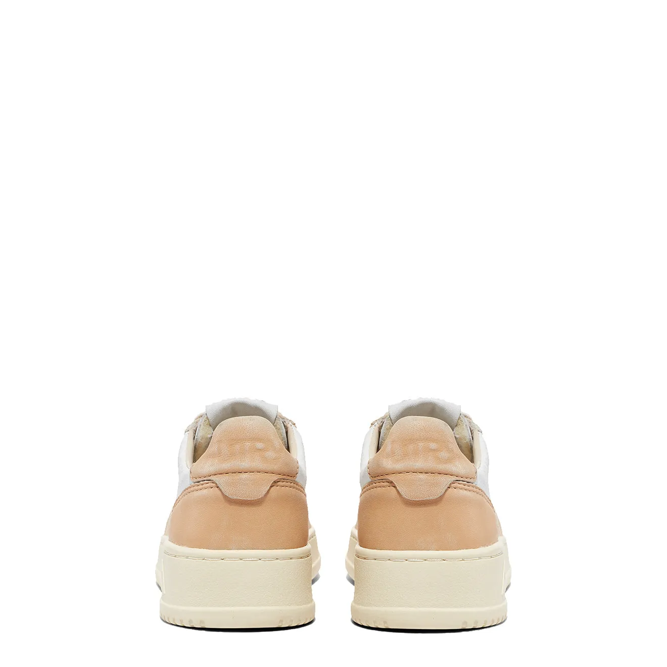 Autry Medalist Low Goatskin White / Beige Washed