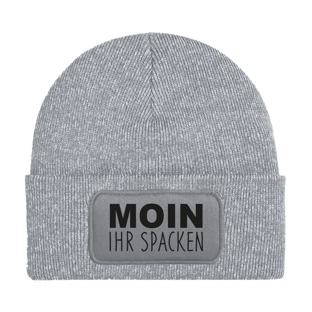 Beanie Mütze - Moin ihr Spacken