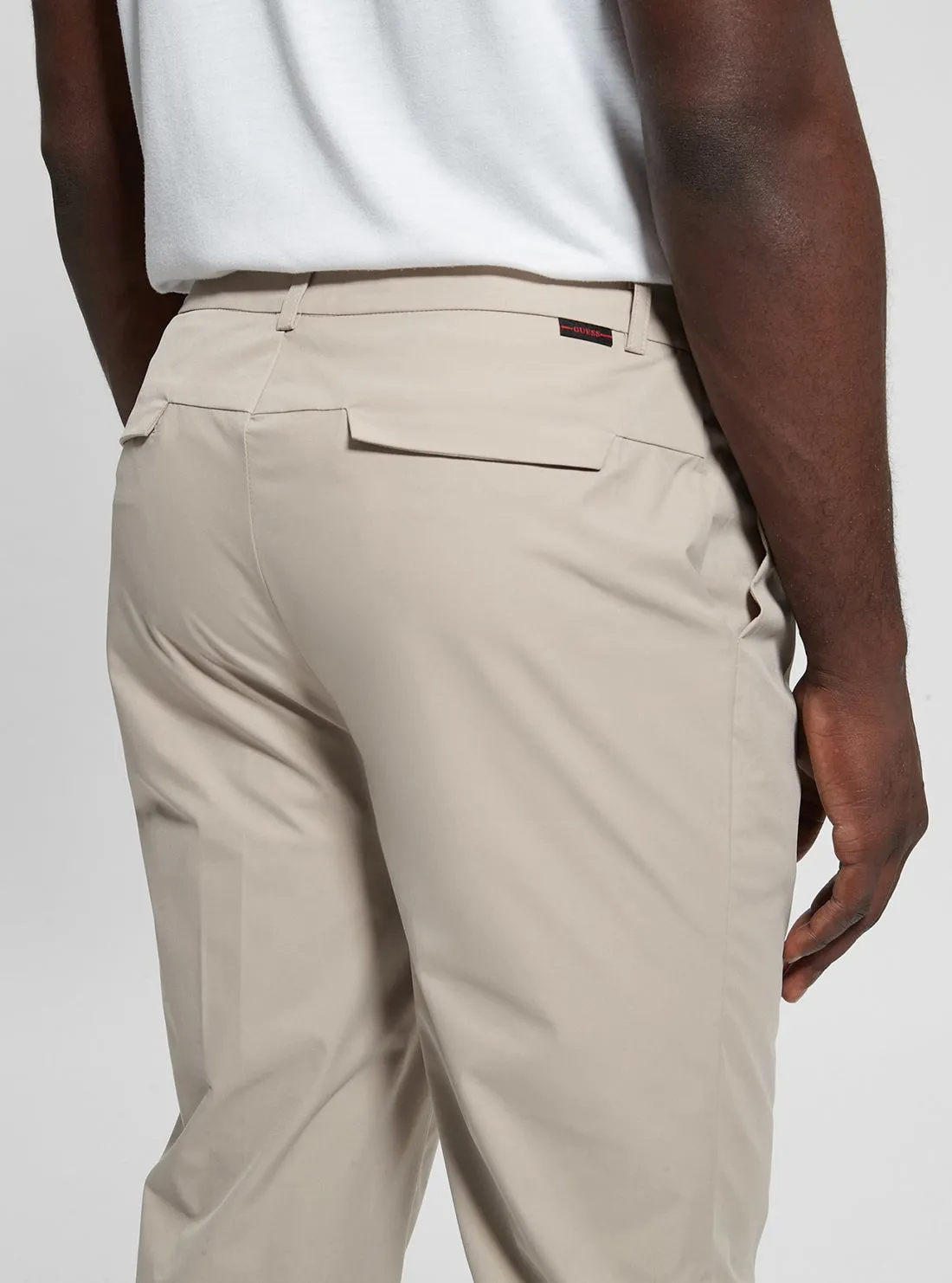 Beige Tech Chino Pant