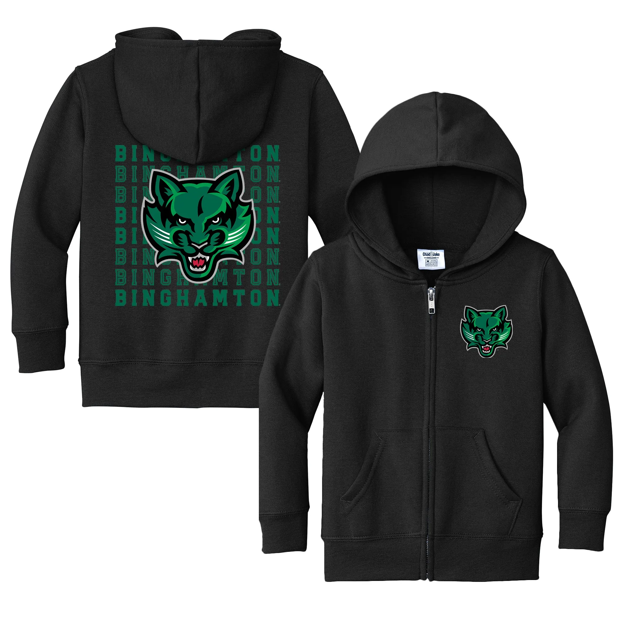 Binghamton Bearcats Retro Toddler Full-Zip Sweatshirt