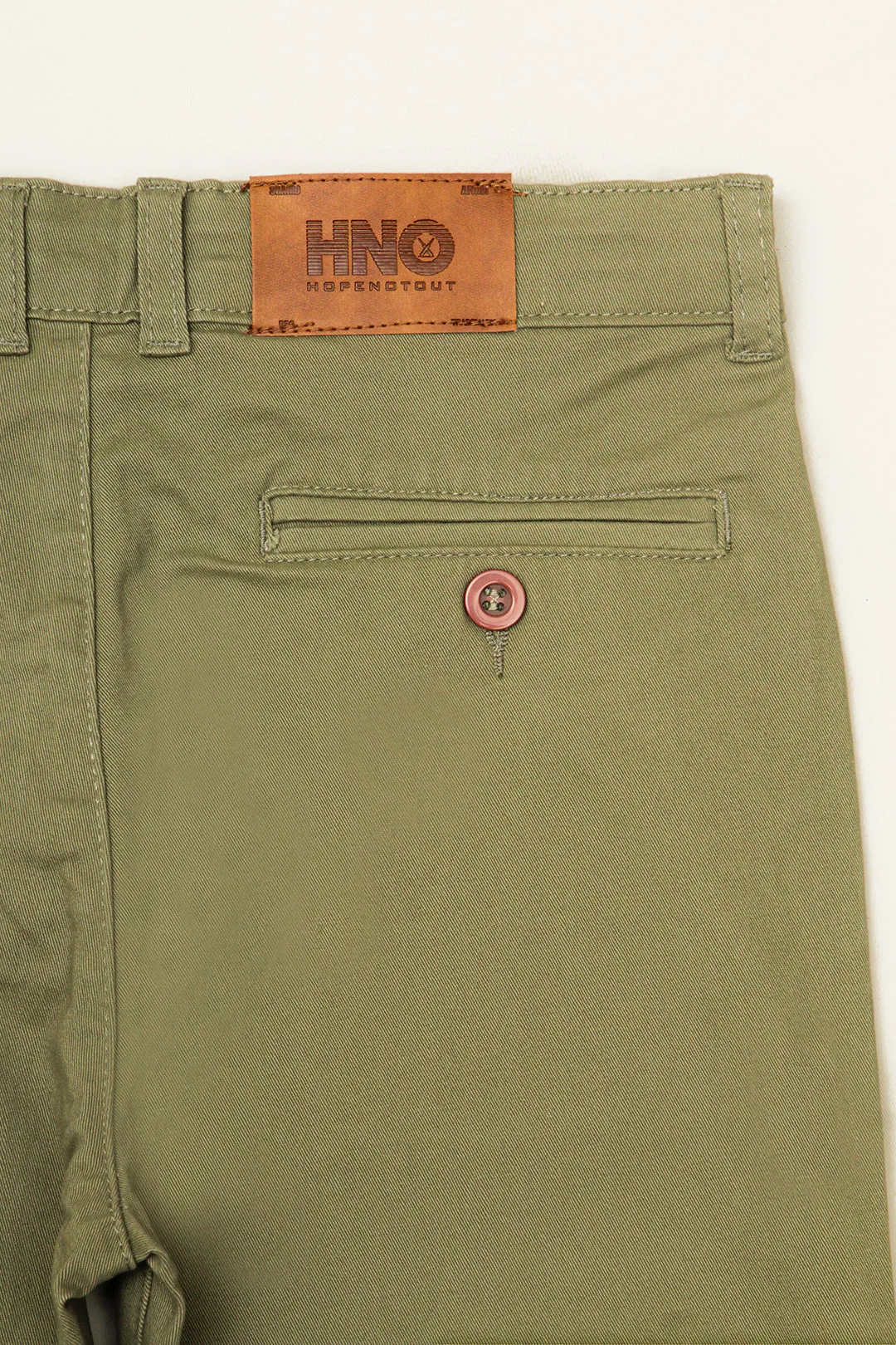 Boy'S Olive Chino Pant