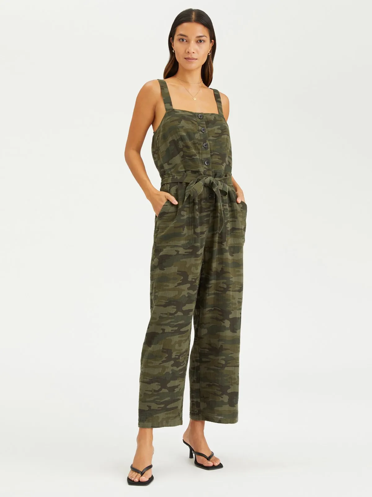 Breezy Jumpsuit - Safari Camo