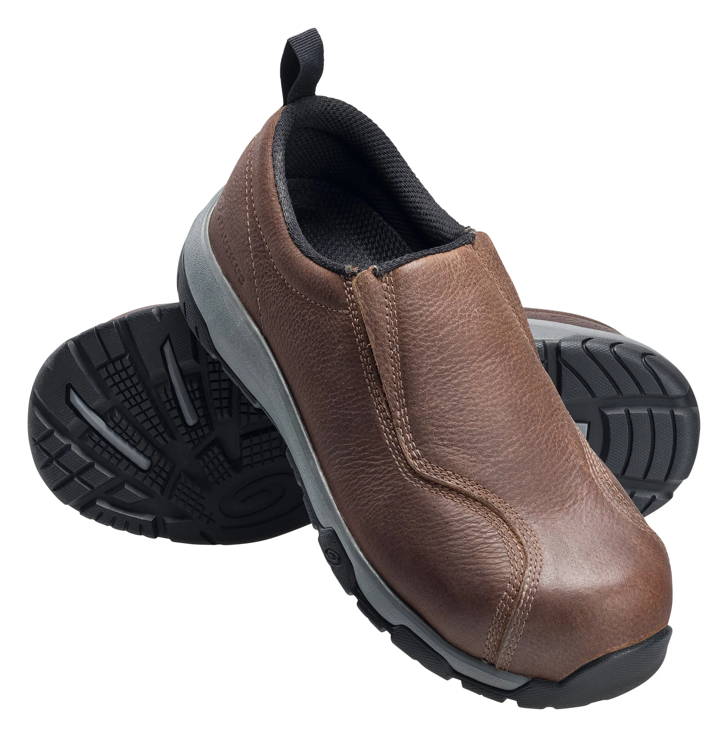 Brown Carbon Toe SD10 Slip On Work Shoe