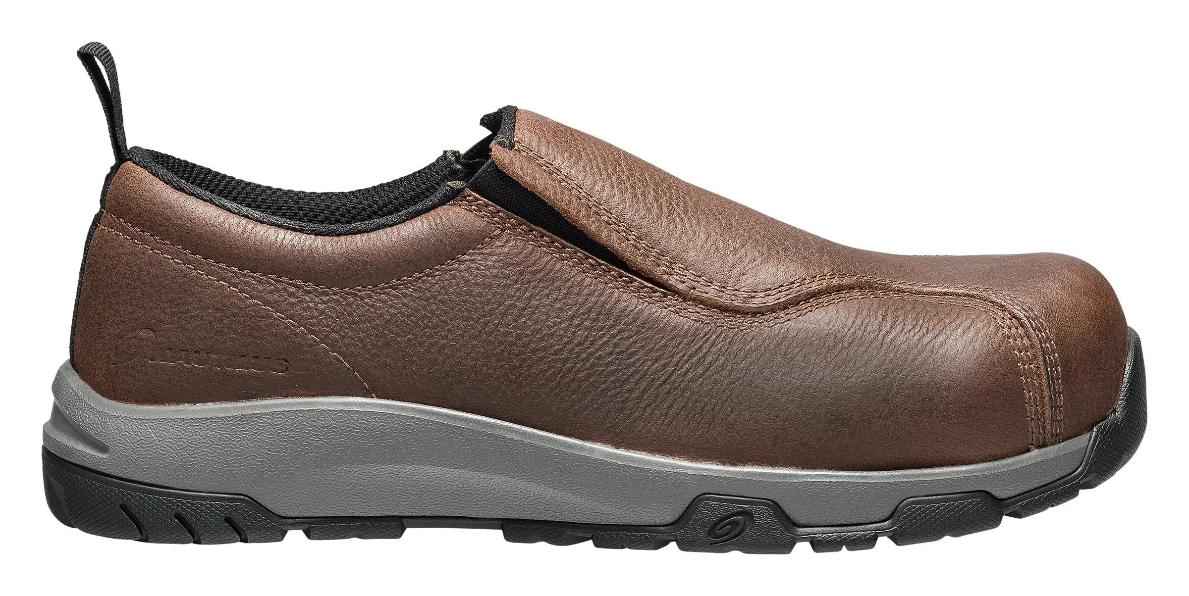 Brown Carbon Toe SD10 Slip On Work Shoe