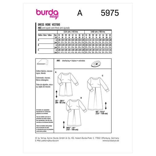 Burda Dress 5975