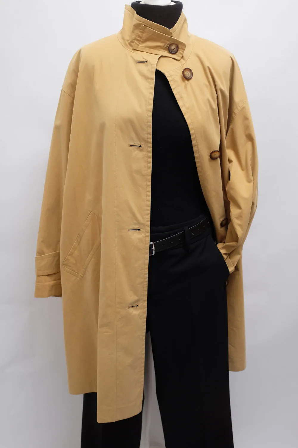 CARAMEL CLASSY MAC TRENCH COAT