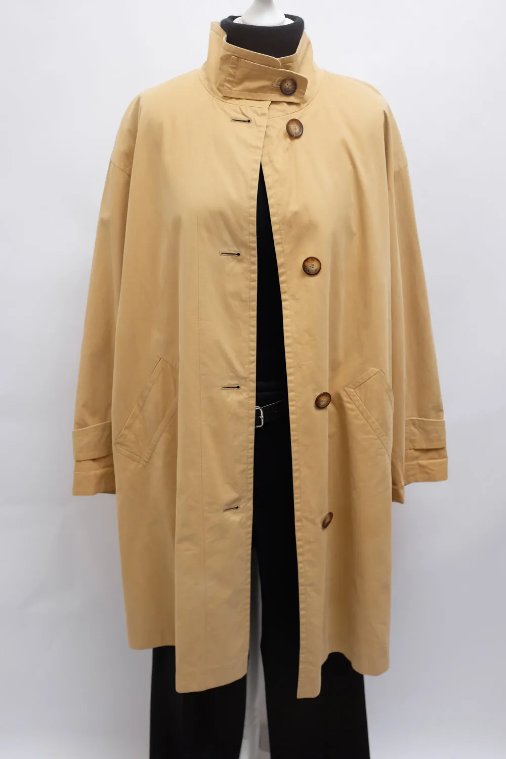 CARAMEL CLASSY MAC TRENCH COAT