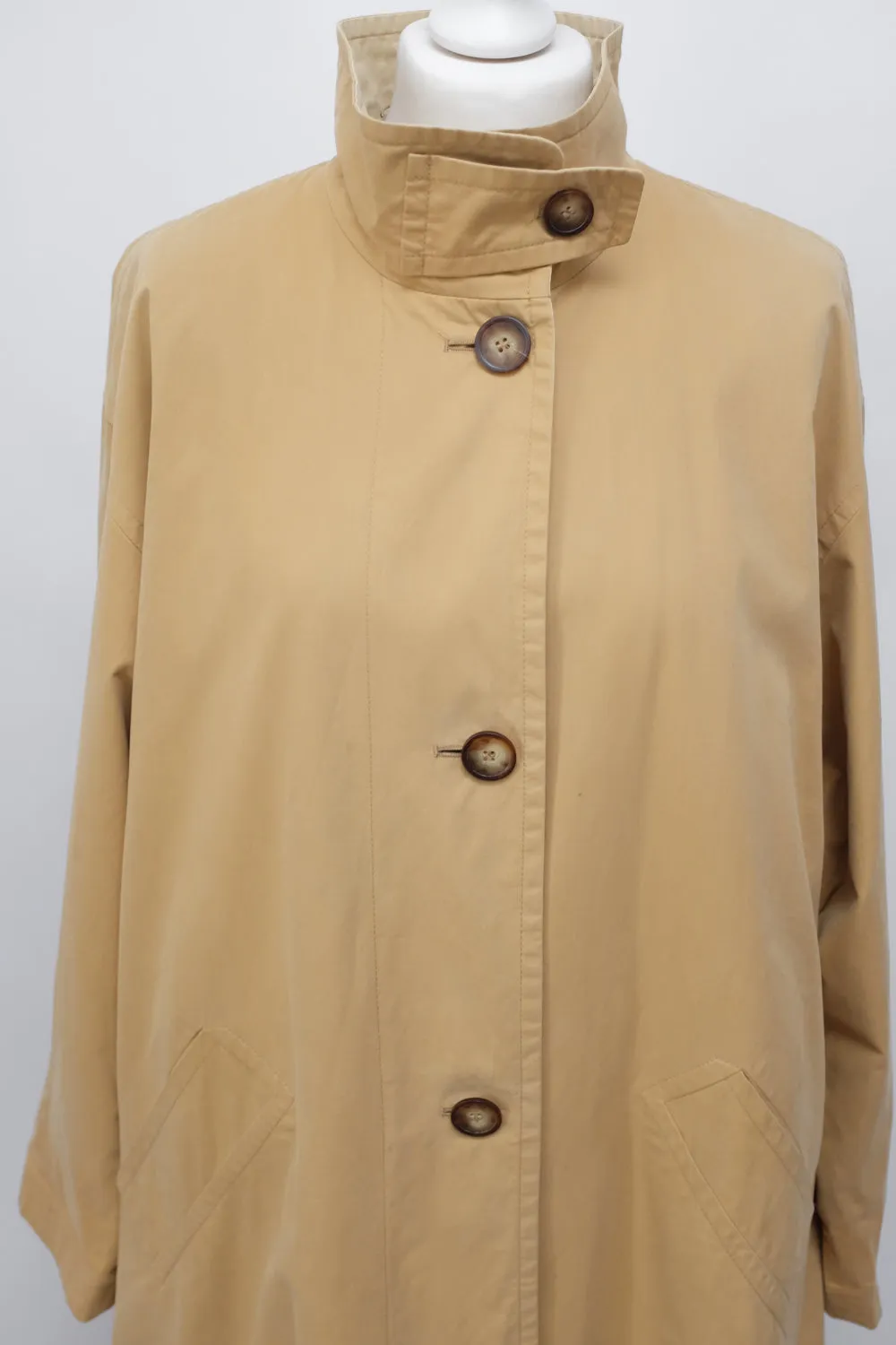 CARAMEL CLASSY MAC TRENCH COAT