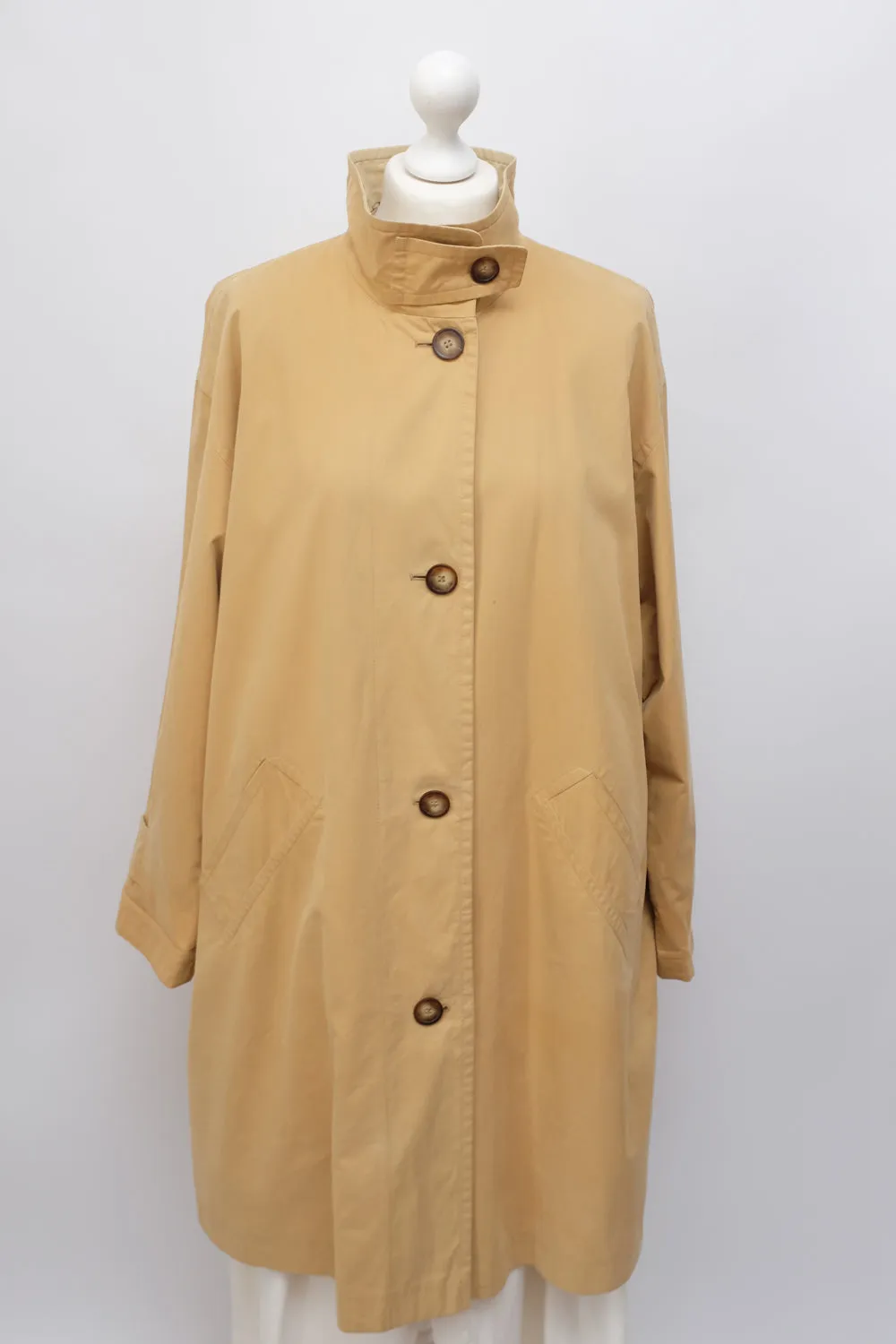 CARAMEL CLASSY MAC TRENCH COAT