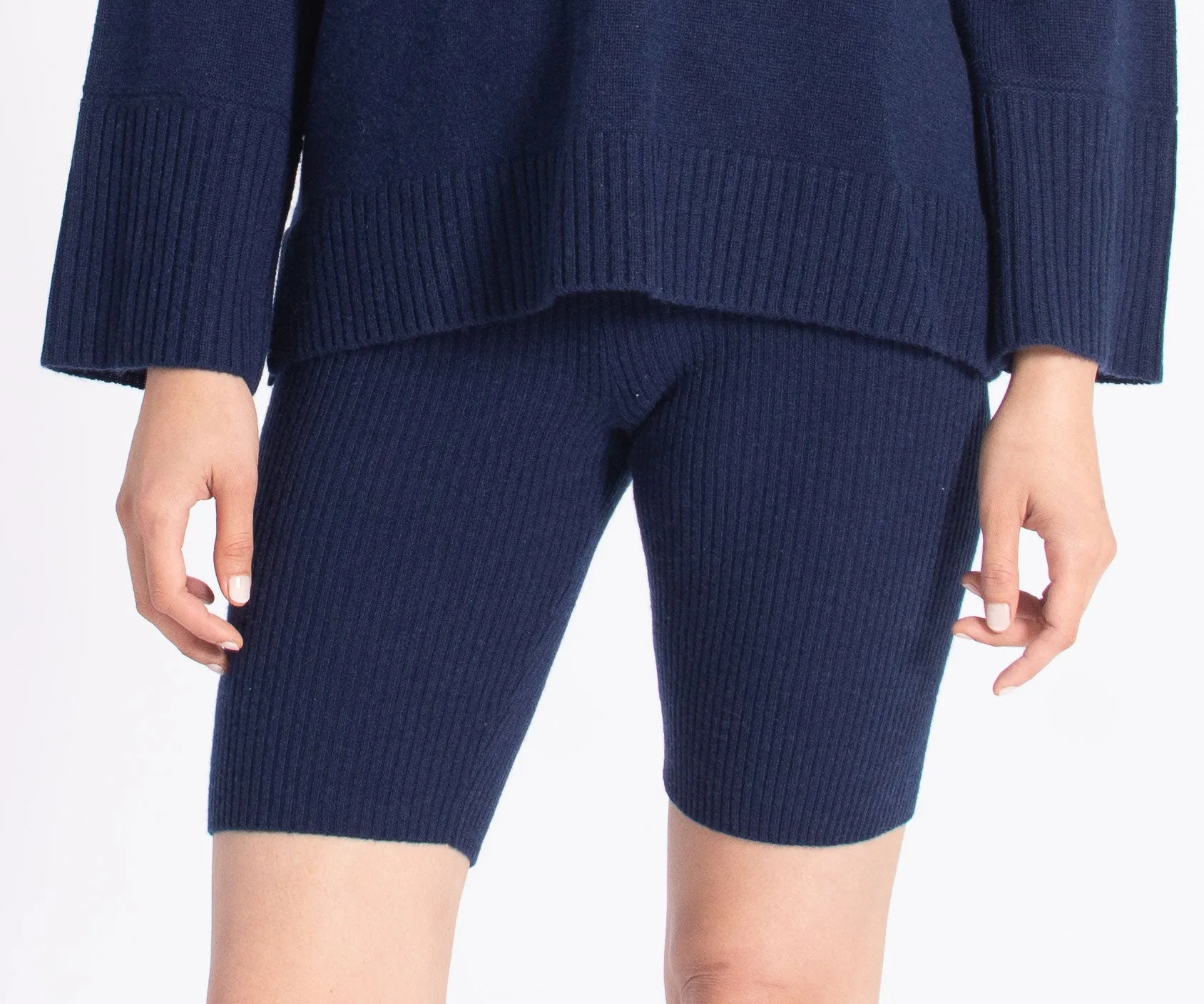 Cashmere Biker Short