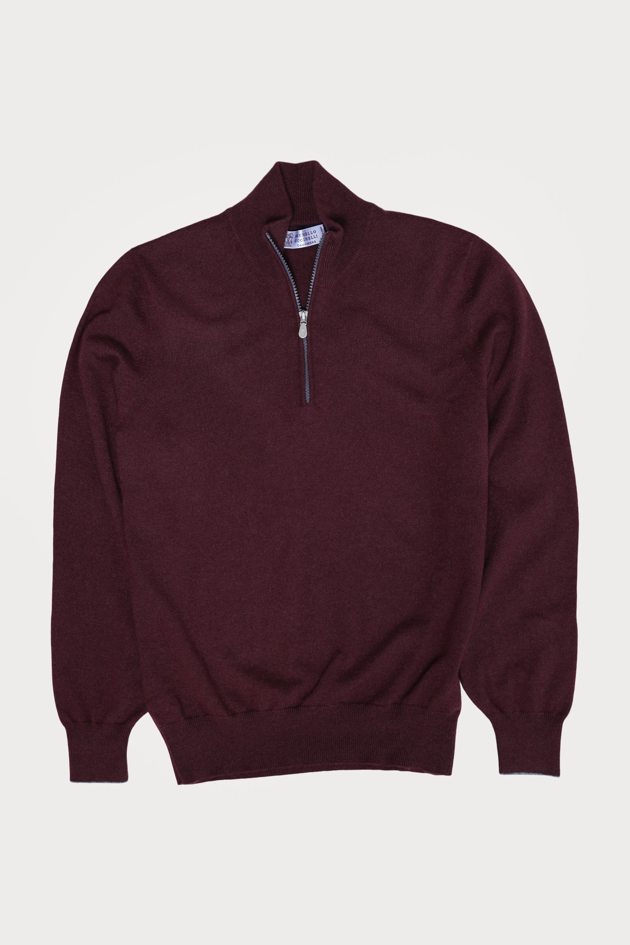 Cashmere Quarter-Zip Sweater