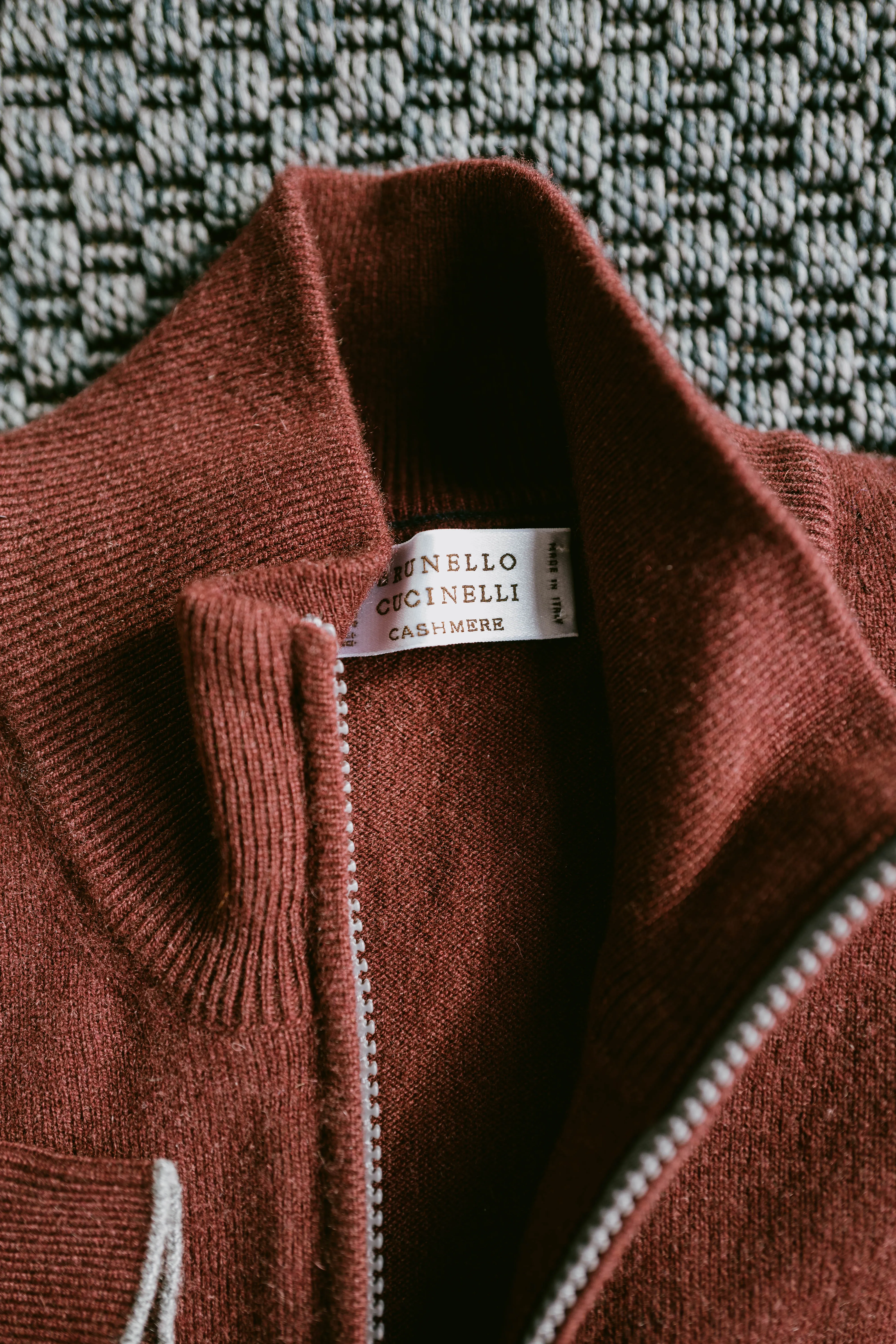 Cashmere Quarter-Zip Sweater