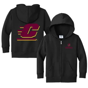 Central Michigan Chippewas Logo Toddler Full-Zip Sweatshirt