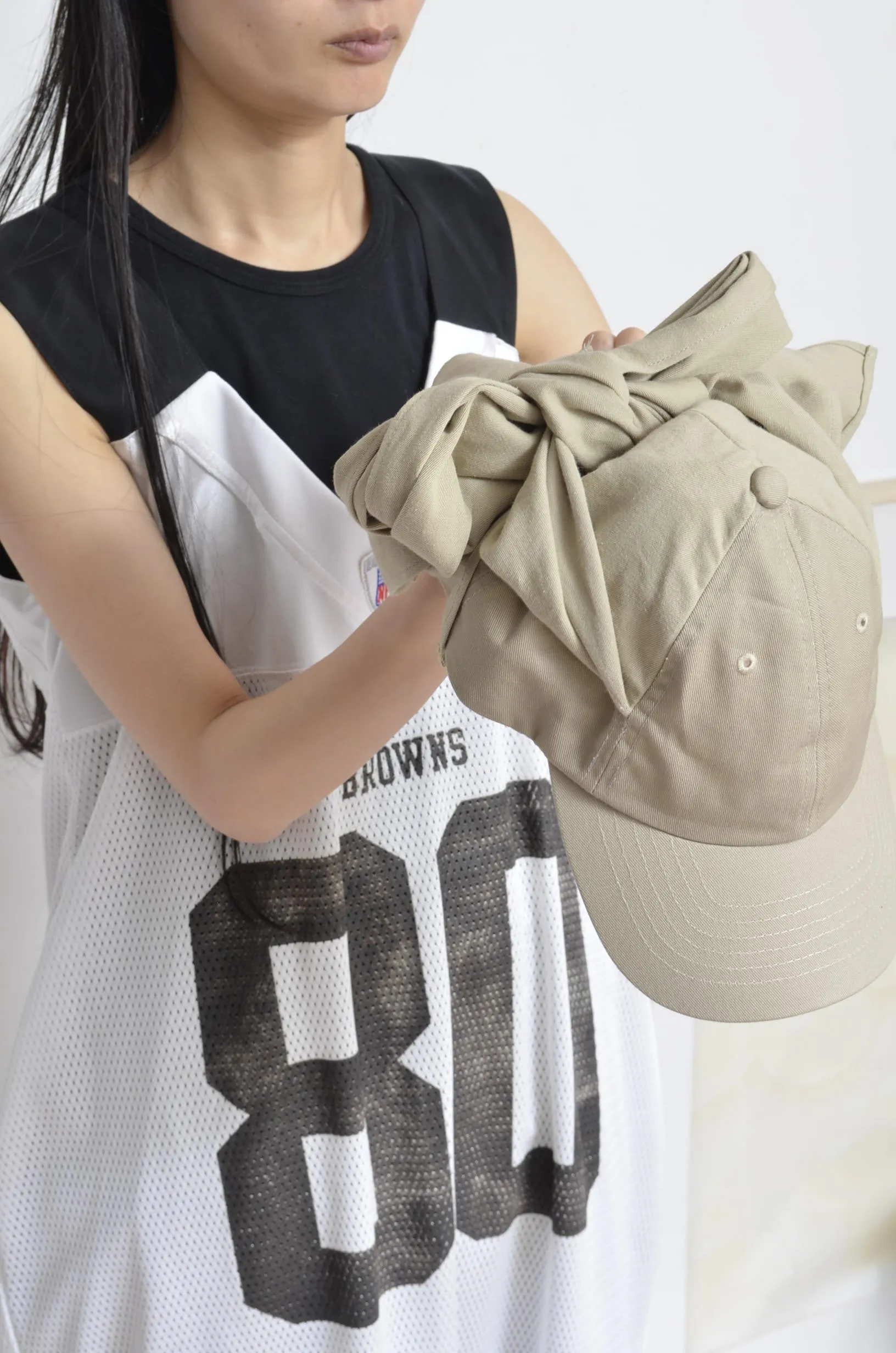 C/H DROOPY CAP/BEIGE