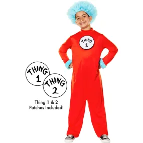 Childs Dr. Seuss Thing 1 & 2 Costume | 1 ct