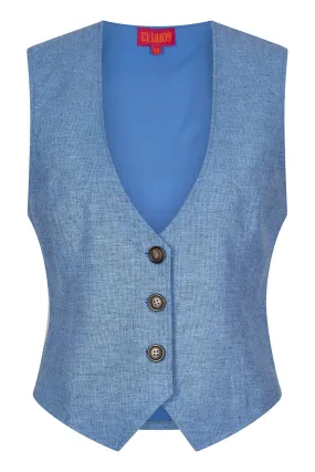 Cloud9 Sia gilet cornflower