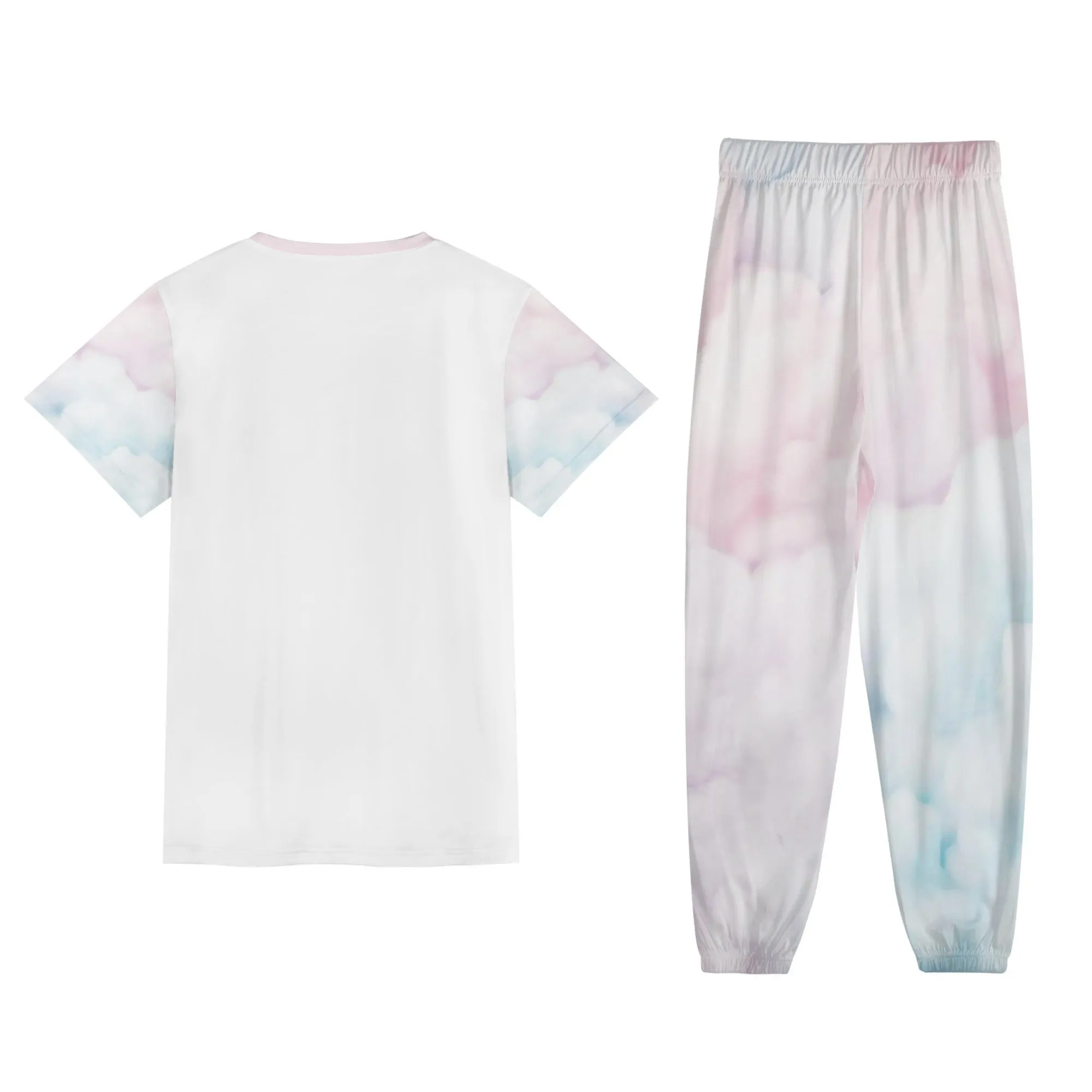 Cotton Candy Stylie Teens and Womens Short Sleeve Sports Outfit Set