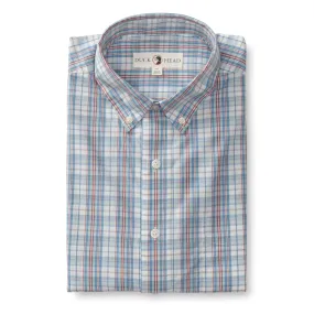 Cotton Poplin Sport Shirt Hayford Plaid