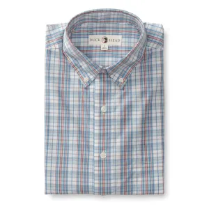 Cotton Poplin Sport Shirt Hayford Plaid