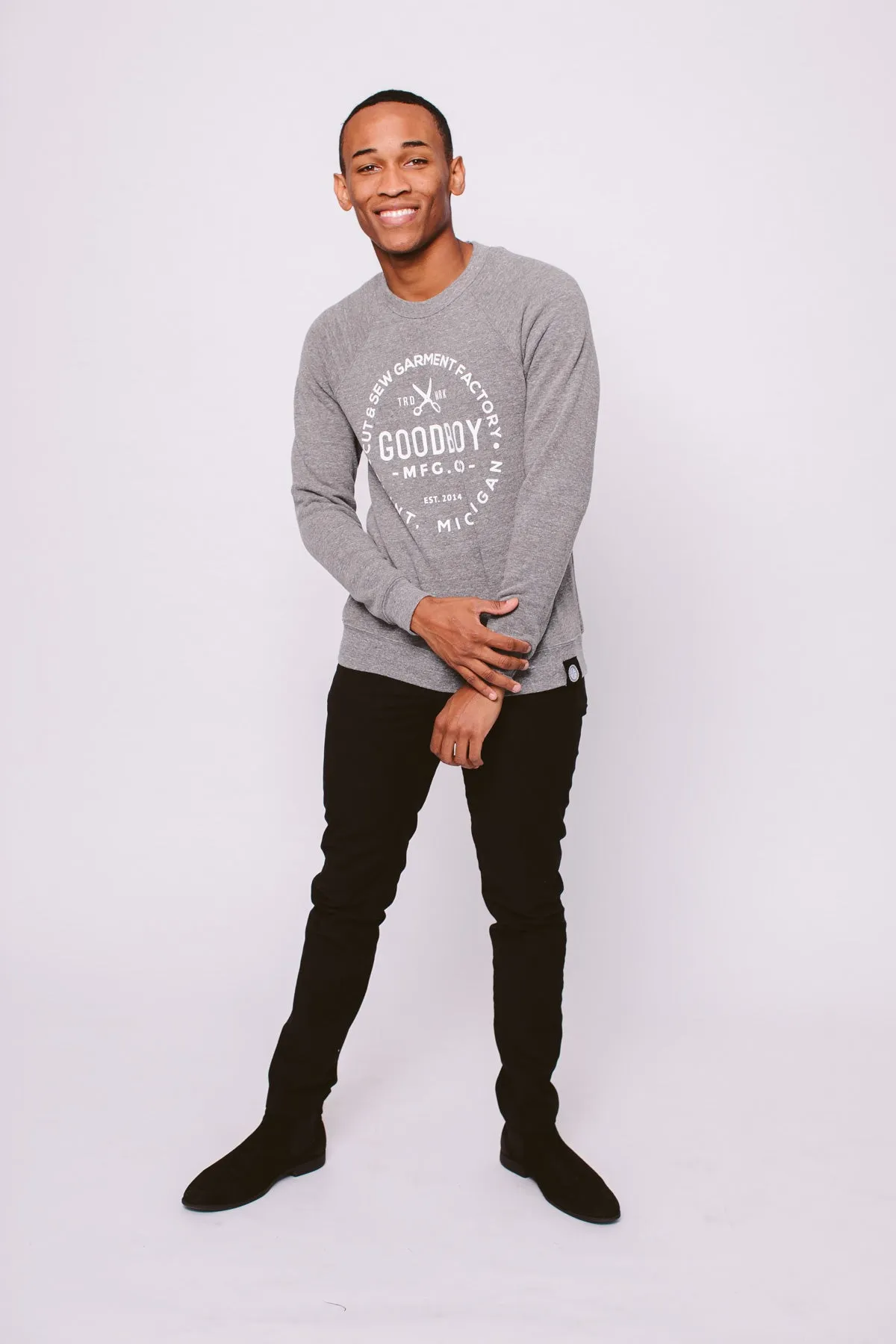 Crew Neck - Sweatshirt - Grey