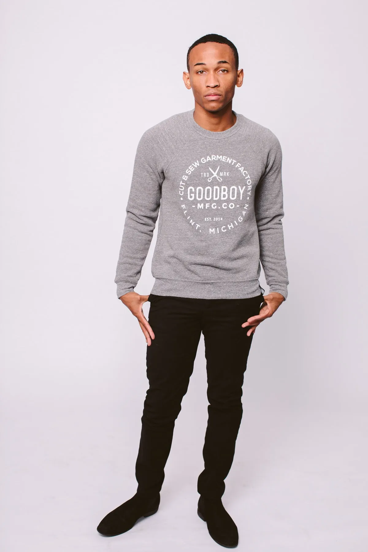 Crew Neck - Sweatshirt - Grey