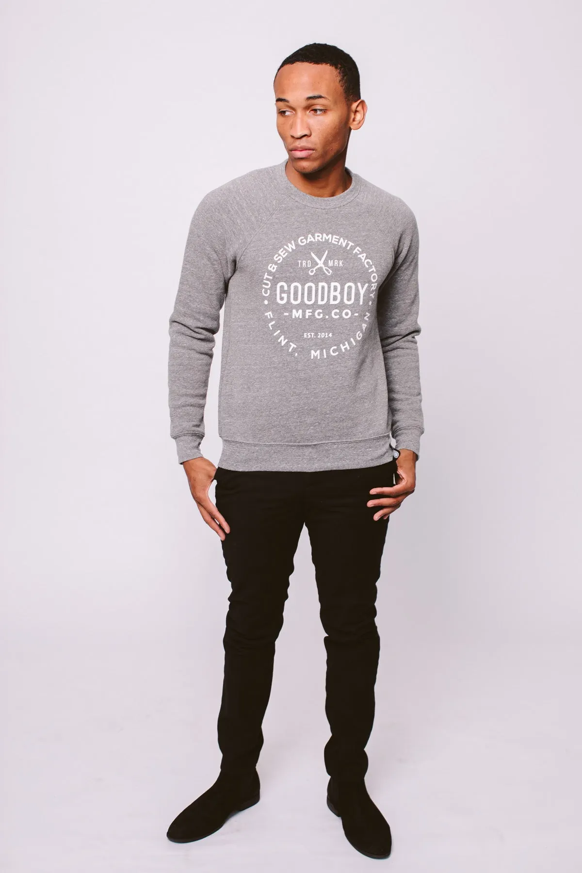 Crew Neck - Sweatshirt - Grey