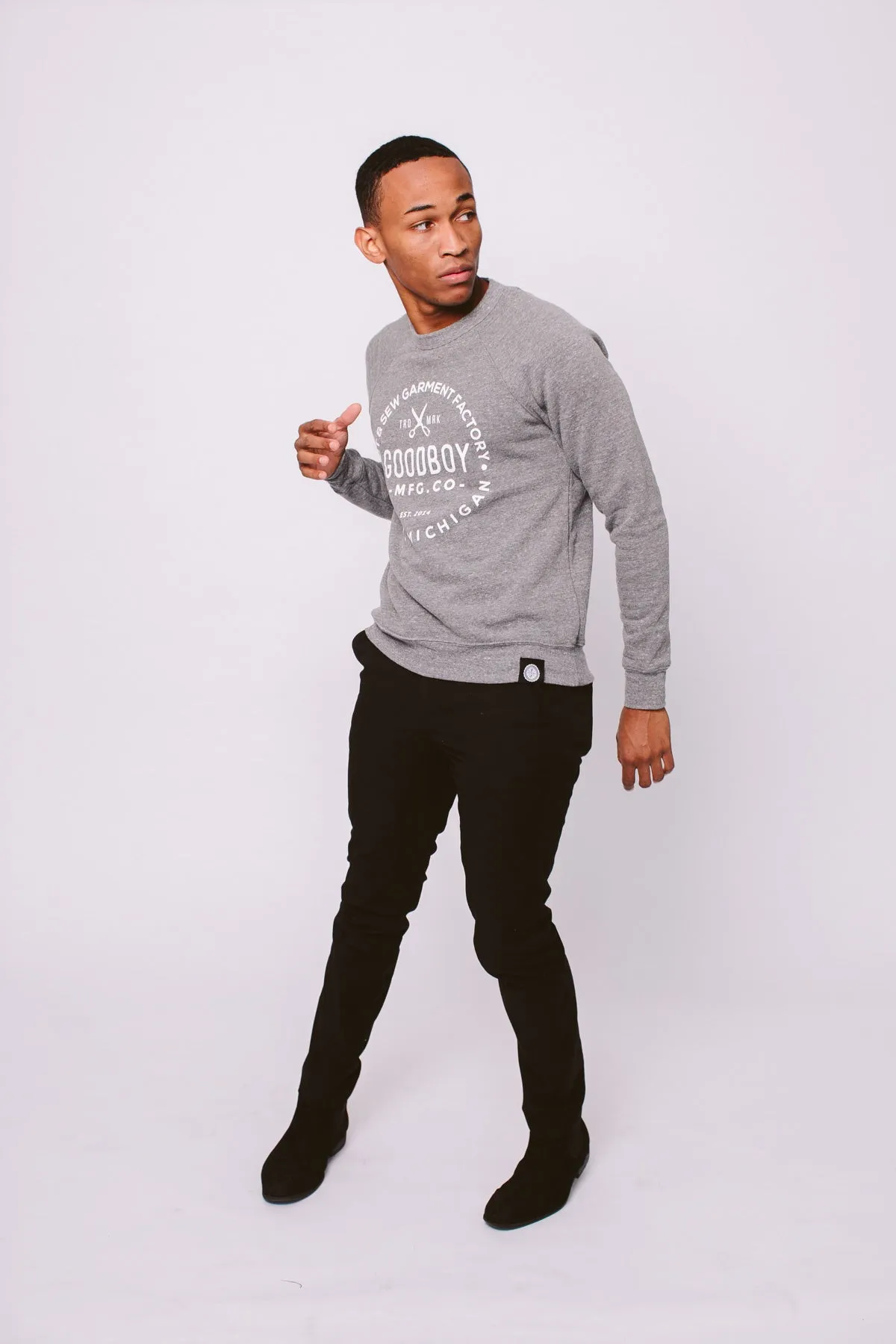 Crew Neck - Sweatshirt - Grey