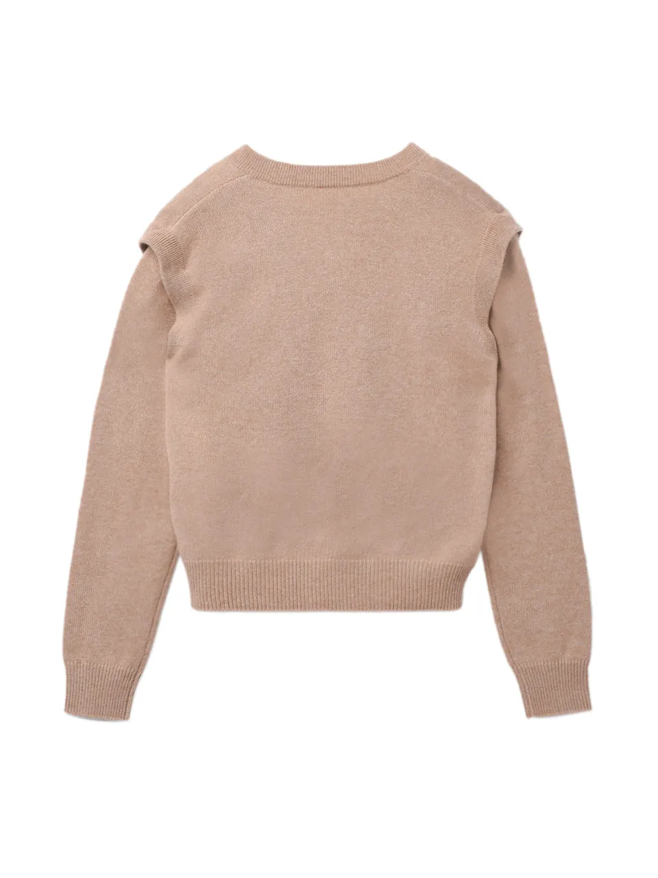 Detachable Sleeve Top_Camel