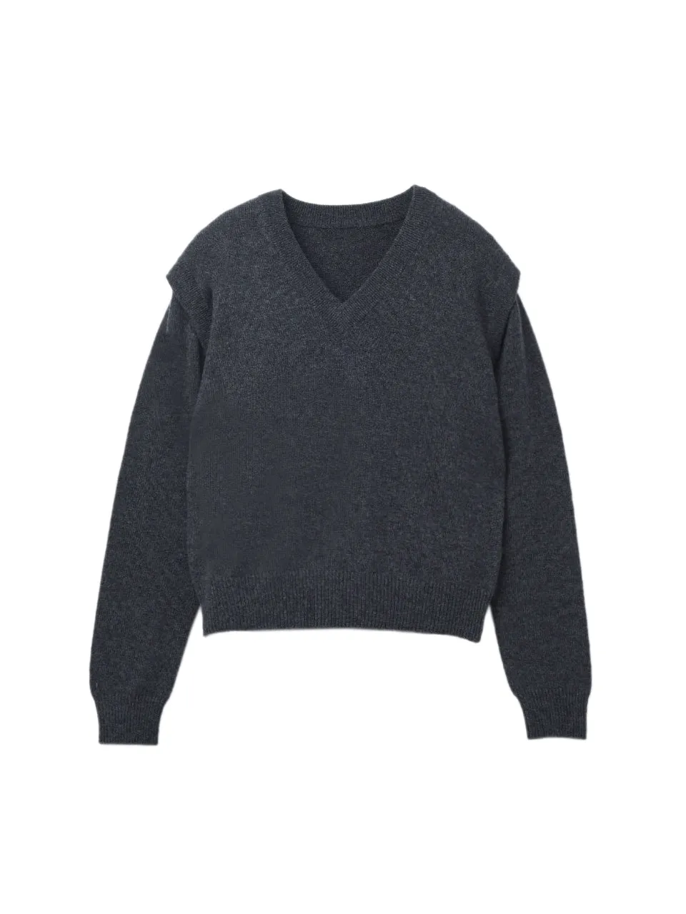 Detachable Sleeve Top_Graphite