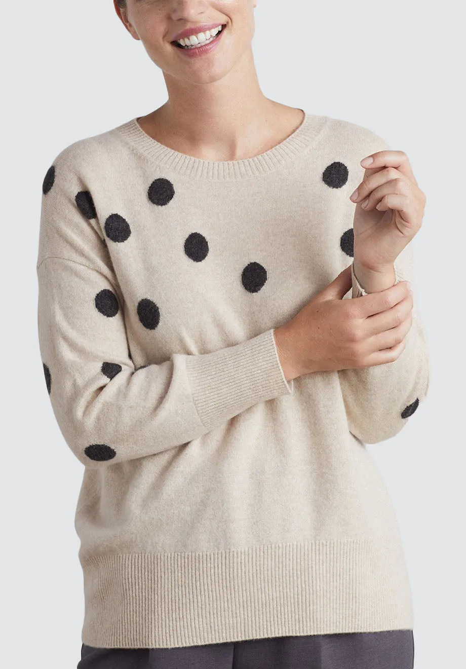 Easy Cashmere Sweatshirt | Birch/Flannel