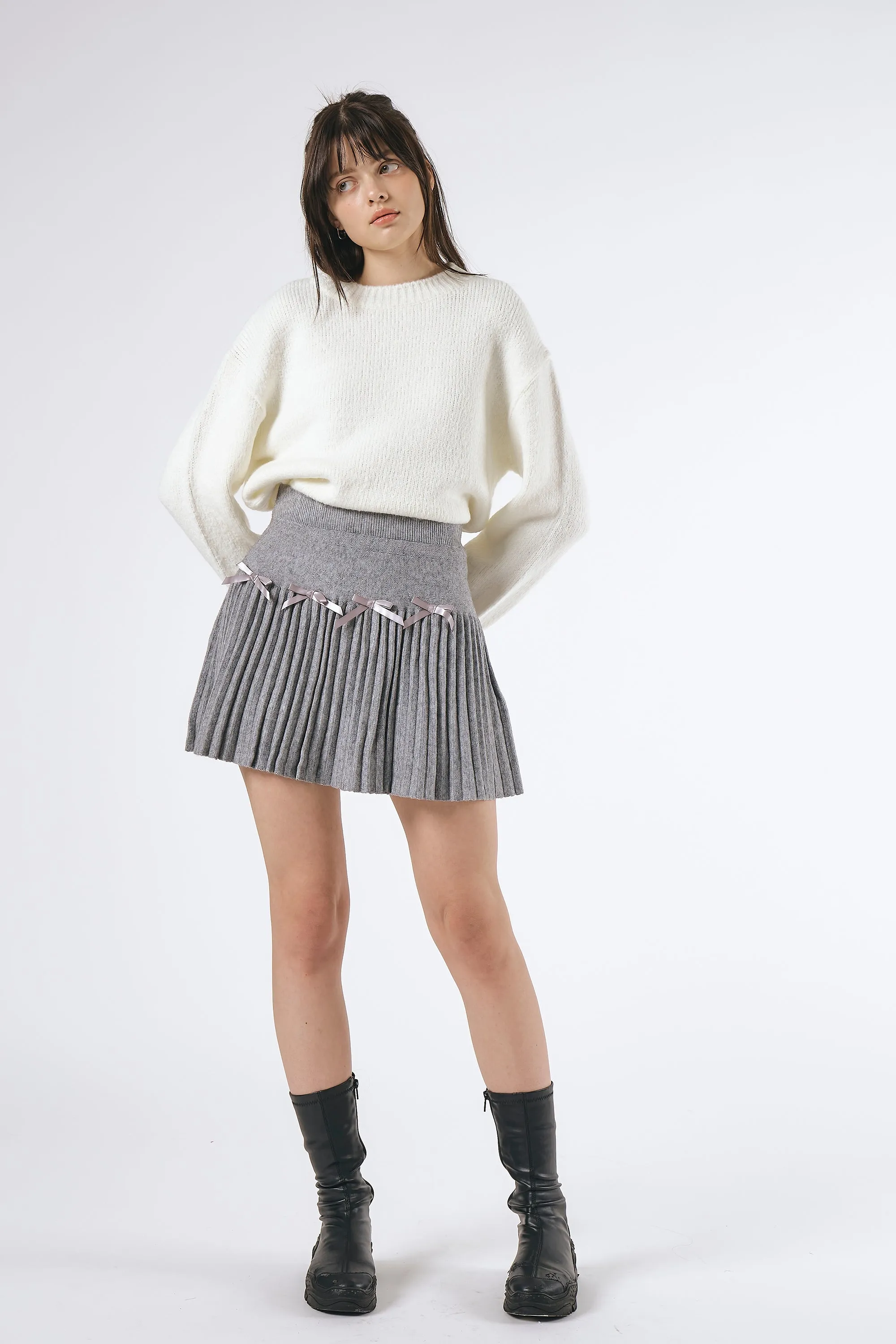 Elia Knitted Mini Skirt